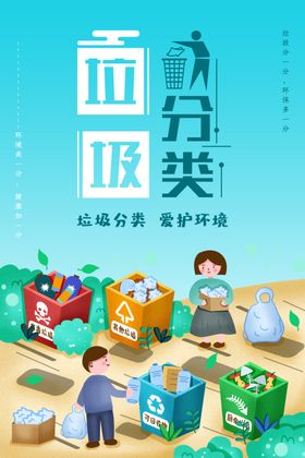 垃圾分类宣传海报