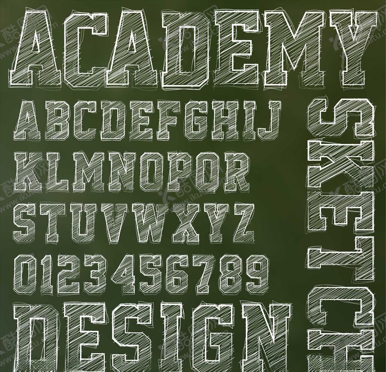 编号：55375310042248449518【酷图网】源文件下载-卡通字母