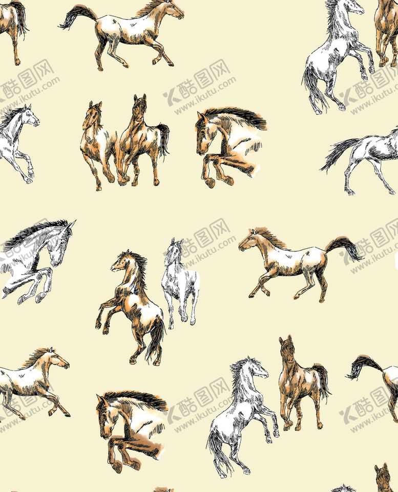 编号：90675810091045178751【酷图网】源文件下载-赛马#杏色.
