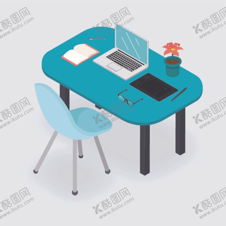编号：14559207010955446971【酷图网】源文件下载-办公桌插图