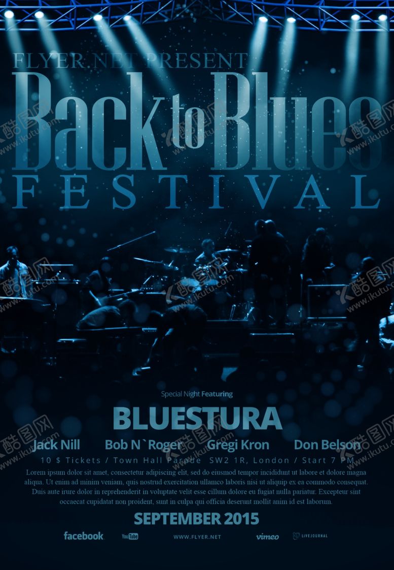 编号：73497910311421441245【酷图网】源文件下载-酷炫音乐节海报