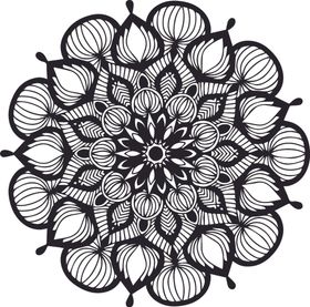 曼陀罗花纹