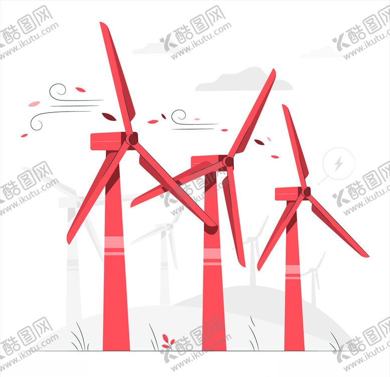 编号：92577307011918331277【酷图网】源文件下载-风力发电站