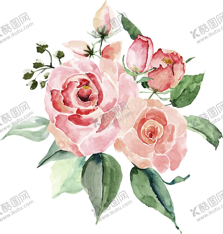 编号：11596406241109289674【酷图网】源文件下载-欧式彩绘植物