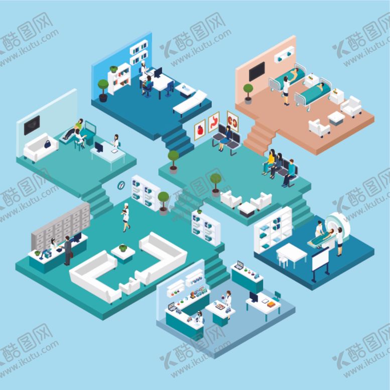 编号：85546905091830043823【酷图网】源文件下载-等距视角素材
