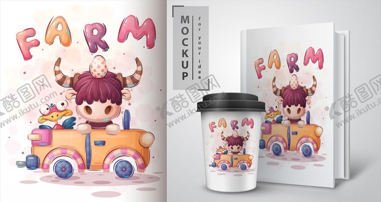 编号：32982009120819302880【酷图网】源文件下载-卡通印花