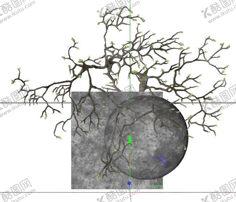 编号：43524901131458074632【酷图网】源文件下载-C4D模型绿色植物