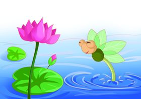 蜻蜓点水