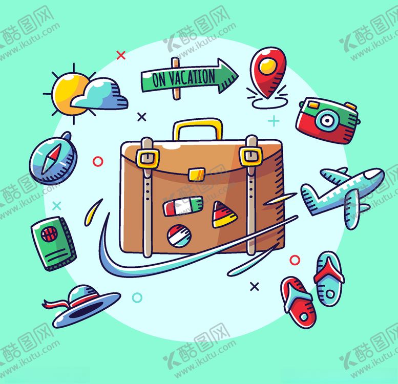 编号：27068307012321218768【酷图网】源文件下载-旅行元素
