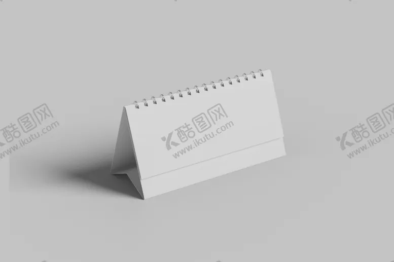 编号：17938609172316321032【酷图网】源文件下载-桌面横向台历样机模板