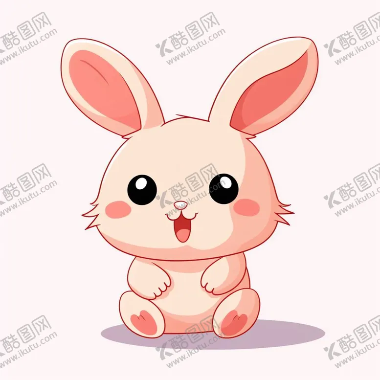 编号：93230712050937041111【酷图网】源文件下载-粉色可爱小兔子