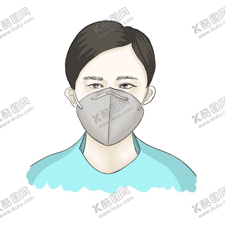 编号：43933509230542039481【酷图网】源文件下载-戴口罩的人