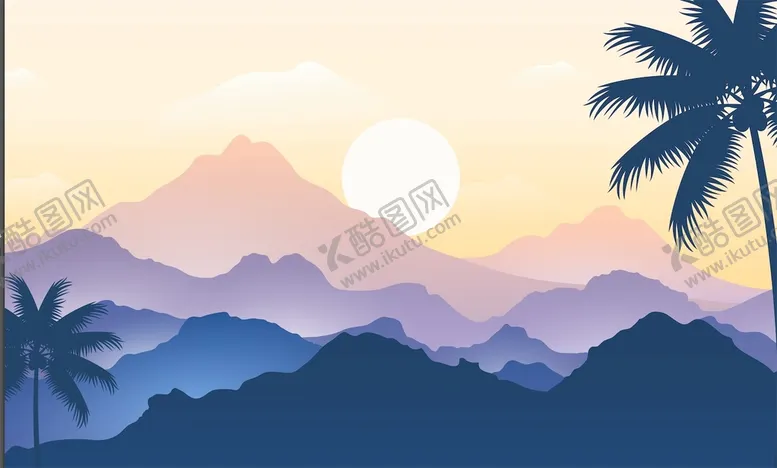 编号：37045109180918559184【酷图网】源文件下载-风景画