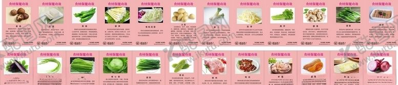 编号：88217210161502228096【酷图网】源文件下载-食材保健功效