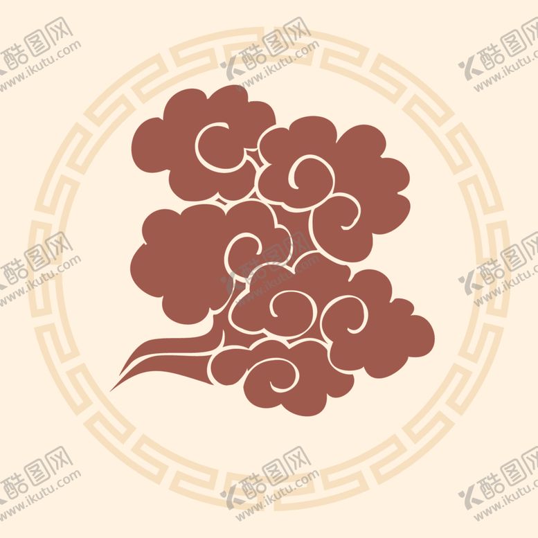 编号：48302112090918143854【酷图网】源文件下载-中国古典祥云云纹图片