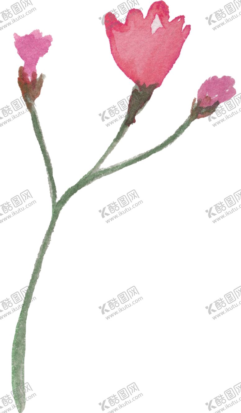 编号：55837109281511301434【酷图网】源文件下载-粉红手绘花朵设计花型