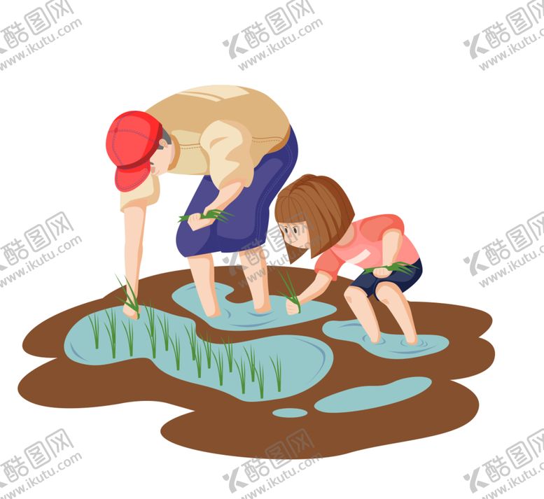 编号：86273606271854403482【酷图网】源文件下载-插秧