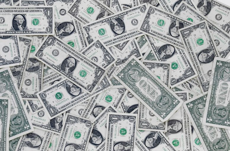 编号：85075409261901366055【酷图网】源文件下载-美元背景墙美钞