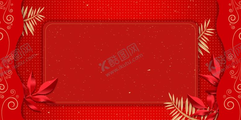编号：85186209290601212385【酷图网】源文件下载-中国红喜庆节日横版背景