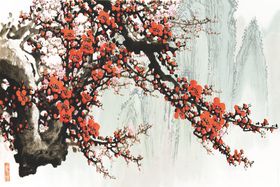 梅兰竹菊梅花