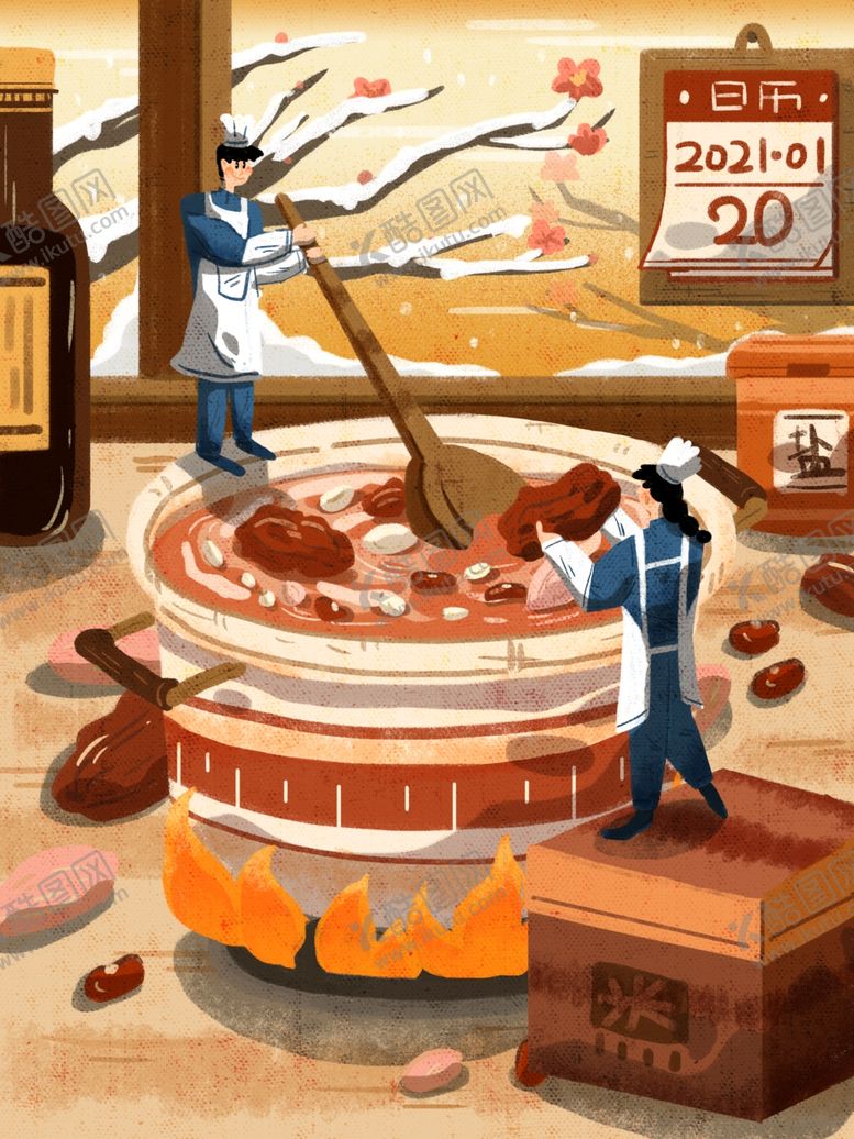 编号：13905909190059414734【酷图网】源文件下载-小寒海报小寒素材冰雪素材