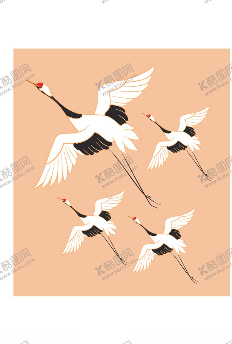 编号：79444210311649163084【酷图网】源文件下载-白鹤