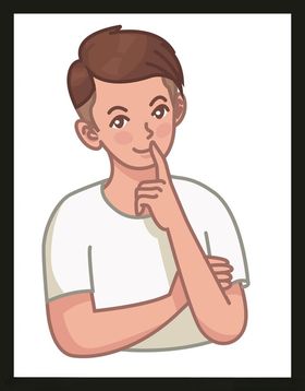 手绘男人男孩