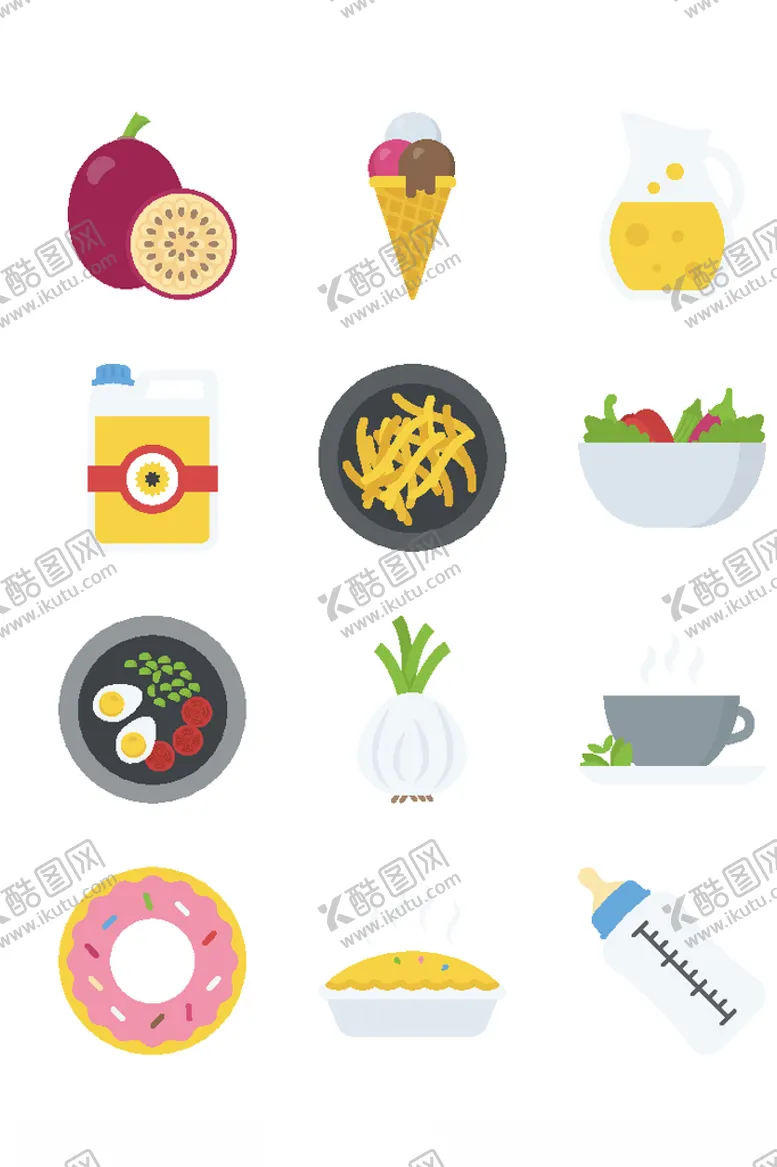 编号：79926305070237553087【酷图网】源文件下载-饮食图标