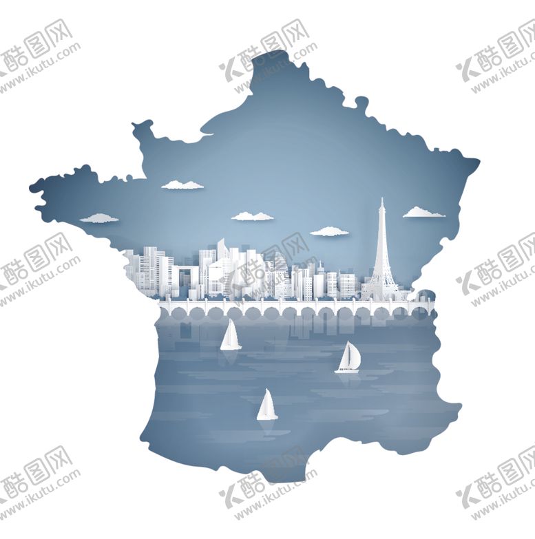 编号：57720204292141035181【酷图网】源文件下载-城市建筑剪纸