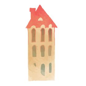 卡通绘画小鸟图案
