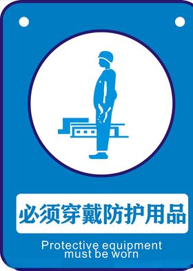 必须穿戴防护用品