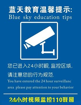 监控标牌