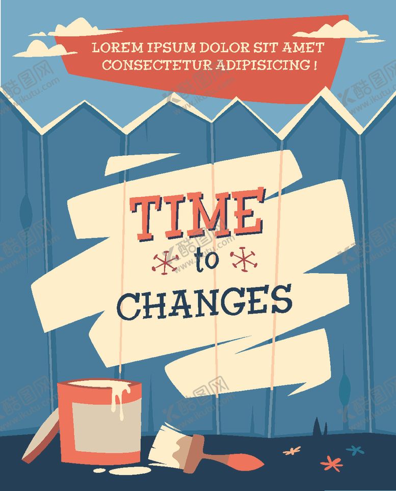 编号：98345707060519589521【酷图网】源文件下载-涂鸦海报展板素材背景卡通围墙