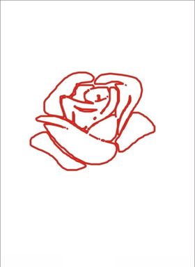 矢量玫瑰花朵花模板