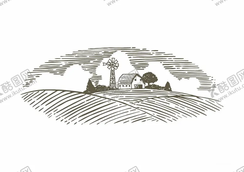 编号：82284402060849475473【酷图网】源文件下载-茶园矢量图