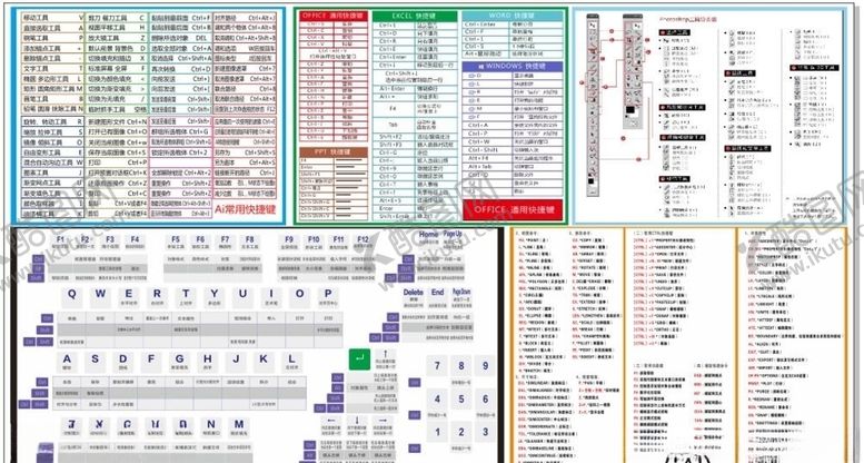 编号：40952609242232419849【酷图网】源文件下载-快捷键-矢量图-CDR-CAD