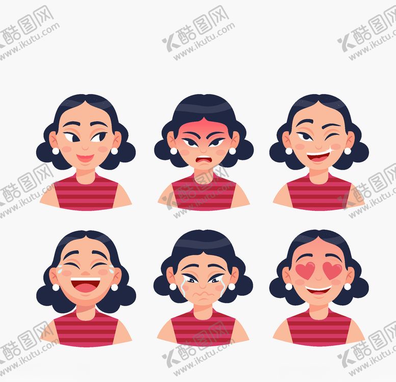 编号：76494607021653424448【酷图网】源文件下载-不同表情