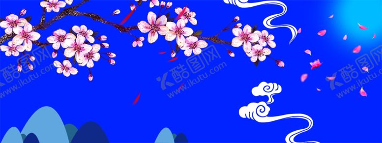 编号：14356110081416219613【酷图网】源文件下载-桃花背景图