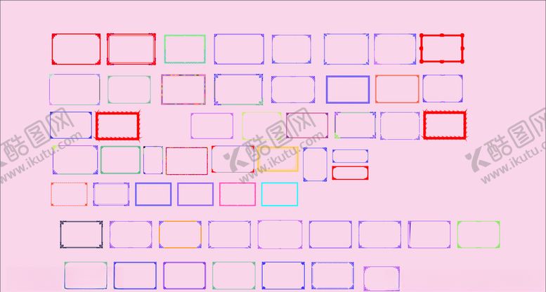 编号：66795006241745553489【酷图网】源文件下载-花边框暗纹