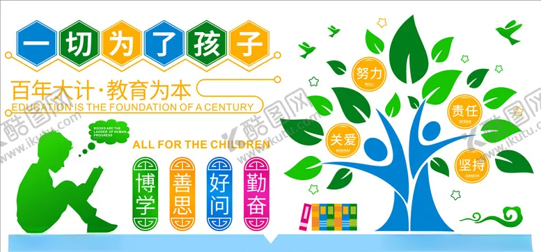 编号：87099904112252313607【酷图网】源文件下载-校园文化墙