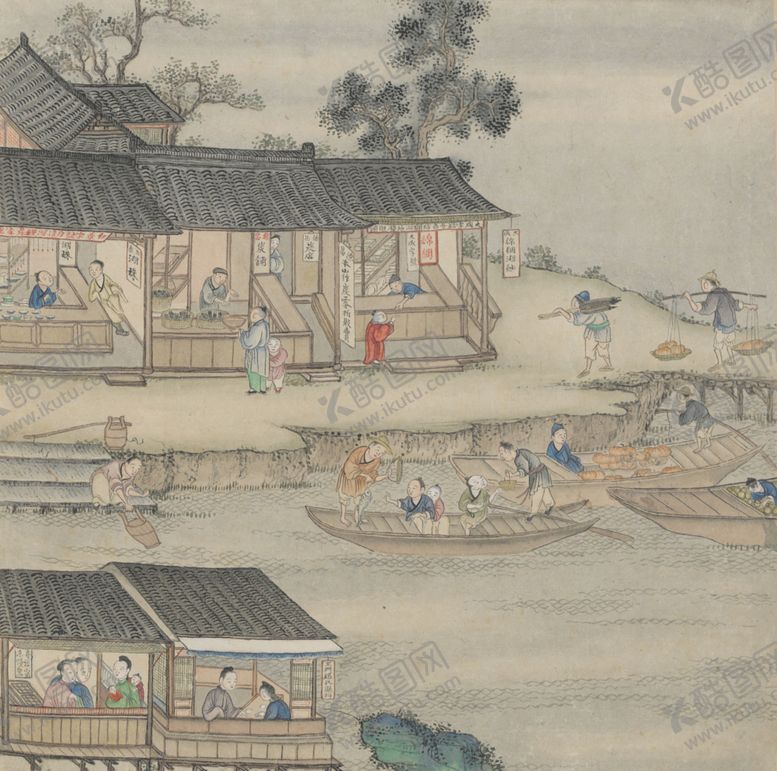 编号：30250710040355103597【酷图网】源文件下载-古代街景