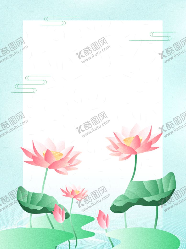 编号：97862109151133476095【酷图网】源文件下载-荷花背景