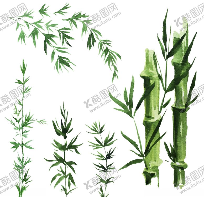 编号：40720707141022444994【酷图网】源文件下载-植物竹子装饰图案