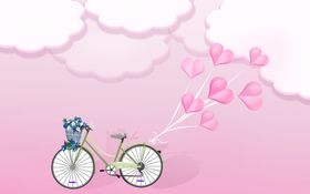 情人节海报214吊旗