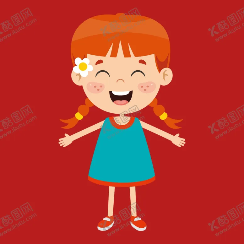 编号：54069602191526264977【酷图网】源文件下载-手绘儿童女孩