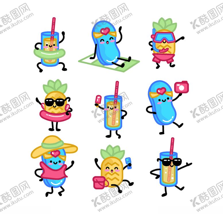 编号：69529609210217411323【酷图网】源文件下载-夏日元素