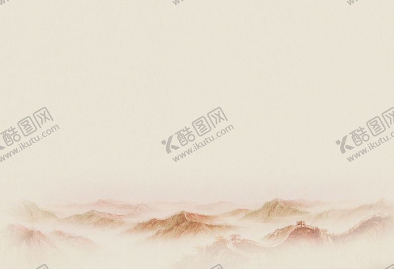 作品集背景底图水墨申洪涛