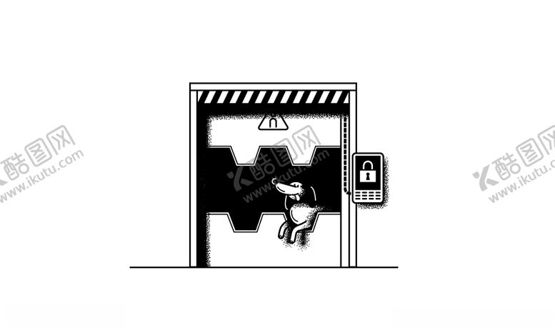 编号：31320407060116597257【酷图网】源文件下载-手绘黑白插画
