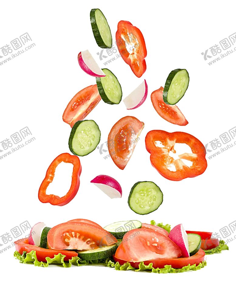 编号：72121810301139101877【酷图网】源文件下载-蔬菜飞溅