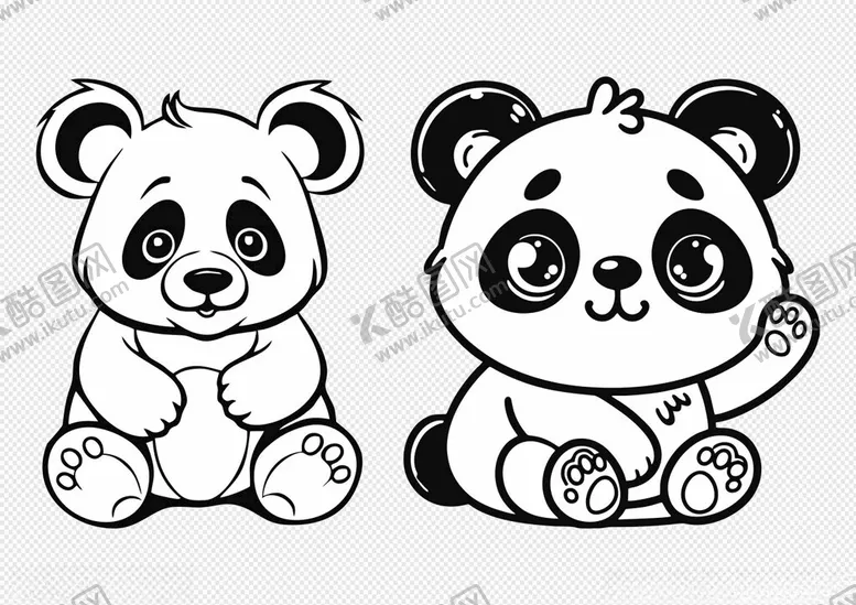 编号：79615002210217463759【酷图网】源文件下载-卡通熊猫